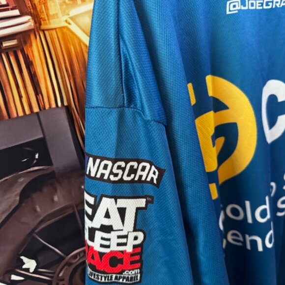 Joe Graf Jr SS-Green Light Racing Mens Pit Crew Shirt Size XL - Picture 5 of 8